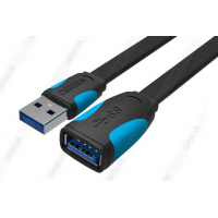 Cáp nối dài USB 3.0 dẹt Vention VAS-A13-B150 dài 1,5m